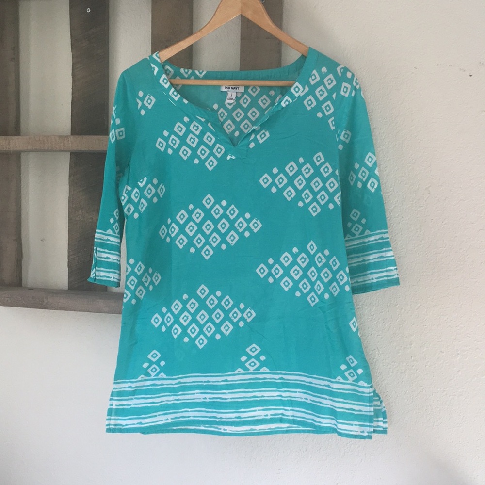 Old Navy teal tunic